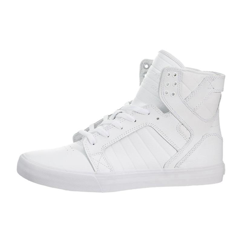 Buty Supra SKYTOP - Sneakersy Wysokie Damskie - Białe (RZPD-92103)